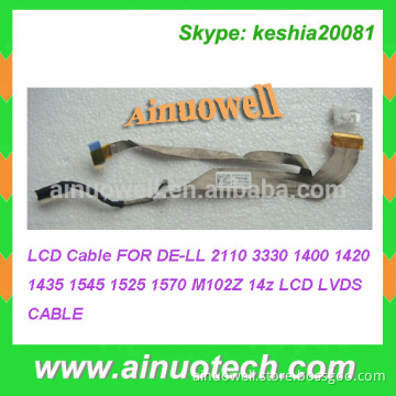 Laptop lcd Cable for DELL 1545 1525 1570 2110 3330 1400 1420 1435 M102Z 14z LED LVDS CABLE